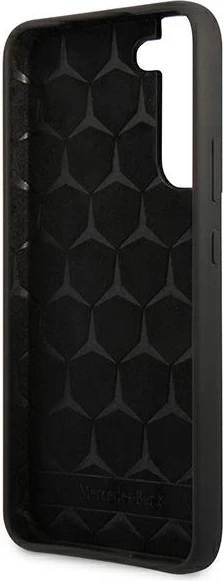 Mbështjellës Mercedes Silicone për Samsung Galaxy S22+, i zi