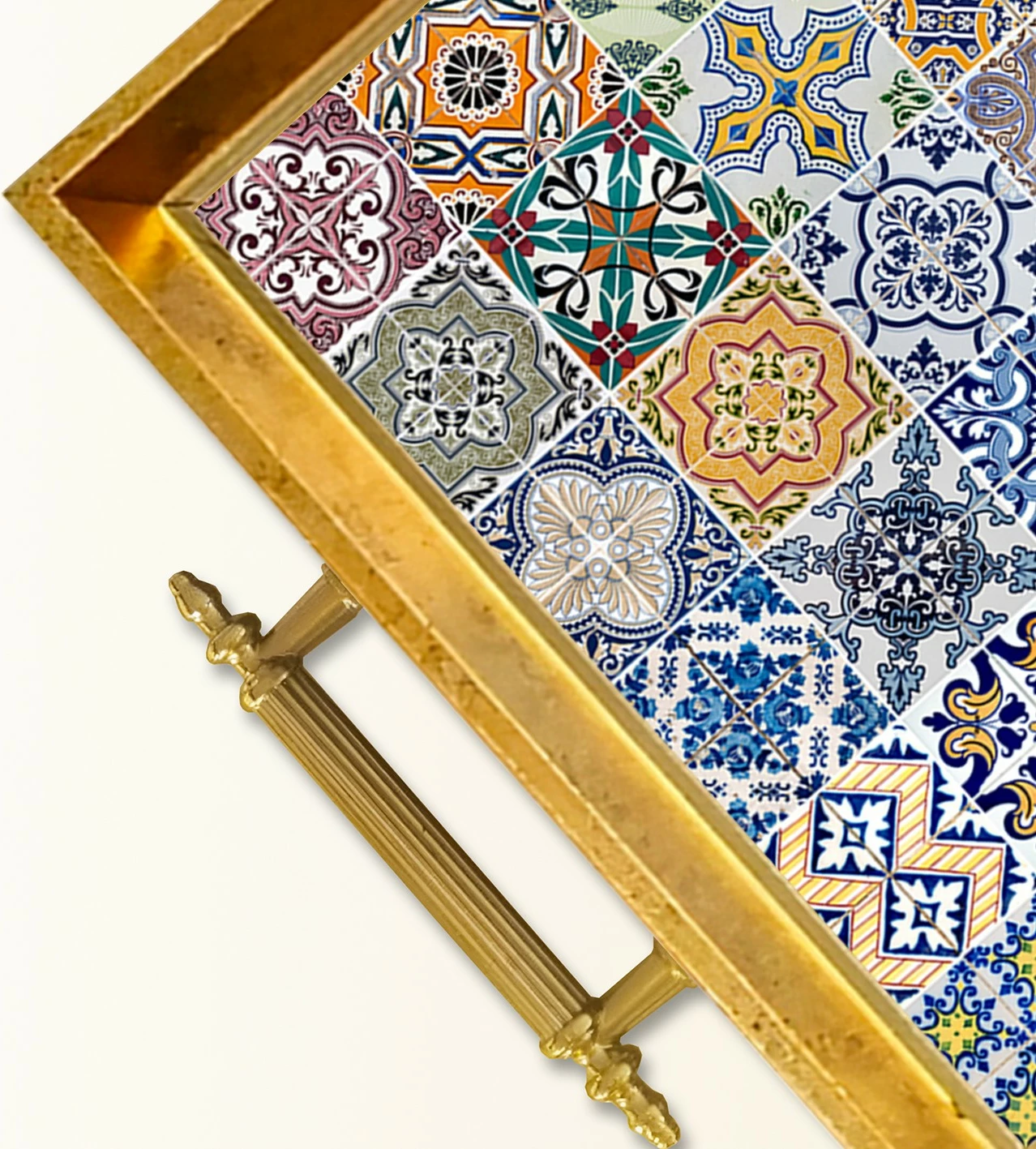 Tabaka prej qelqi, dizajn Aberto, TPEA9894, shumëngjyrëshe