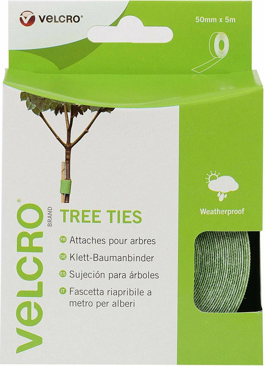 Shirit lidhës VELCRO ONE-WRAP 50mm x 5m, për pemë, i gjelbër