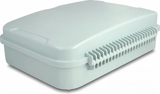 Kuti shpërndarëse fiber optike DeLOCK 24-port, IP65, montim në mur, gri