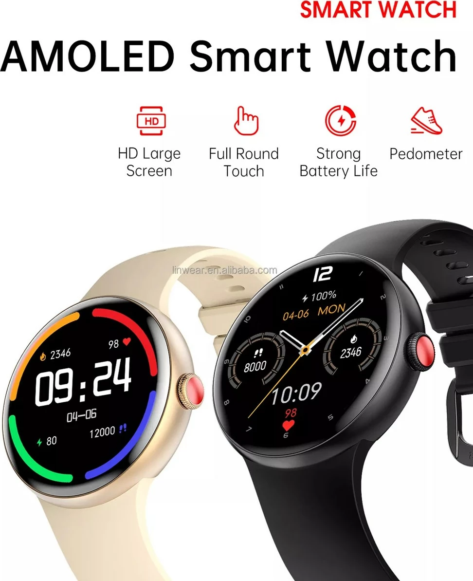 Orë e mençur Linwear LA13 AMOLED, rozë