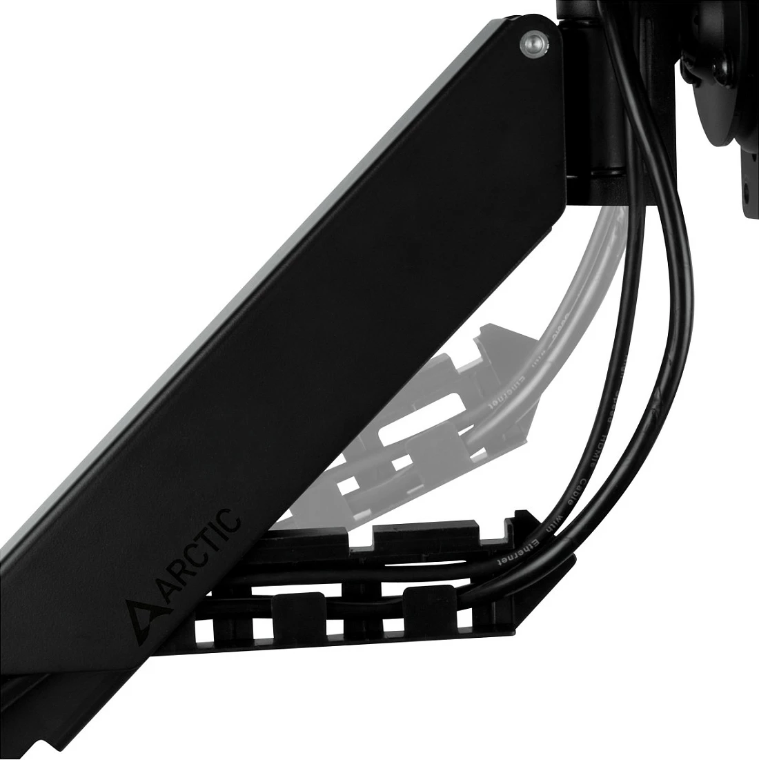 Krah monitori ARCTIC X1-3D, Gas Spring, Clamp, 10 kg, 43", i zi