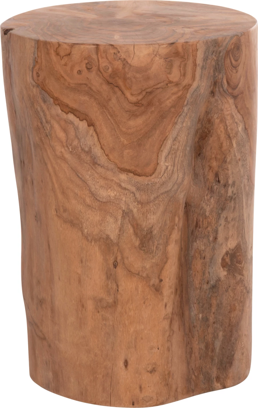 Tavolinë ndihmëse/ulëse TRONCO, dru tik, ngjyrë natyrale, FH9374.21, 30x45cm