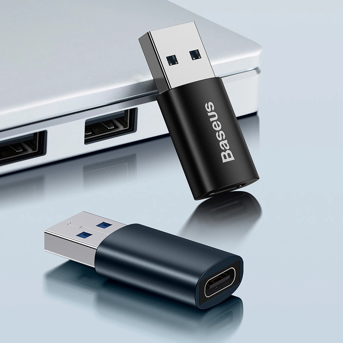Adapter USB 3.1 OTG Baseus Ingenuity Series, USB-A në USB-C, i zi
