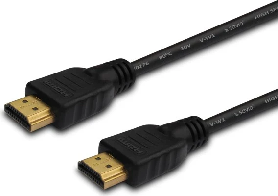 Kabllo HDMI Savio CL-08, 5m, Lloji A, e zezë
