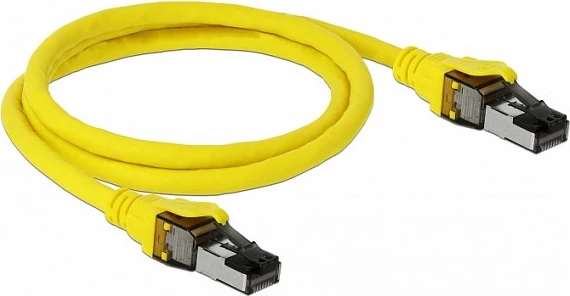 Kabllo rrjeti DeLOCK 86581, Cat8.1, 1 m, S/FTP, RJ-45, 40 Gbps, e verdhë
