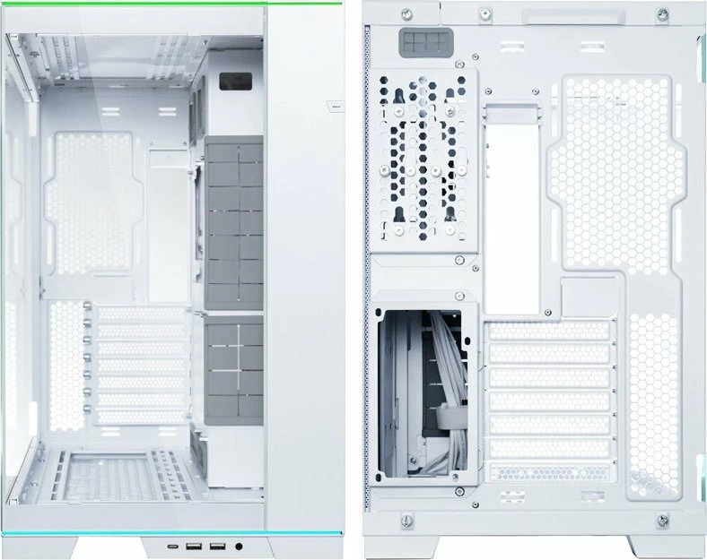 Kasë Lian Li O11 Dynamic EVO RGB O11DERGBW Midi Tower ATX/e-ATX, e bardhë