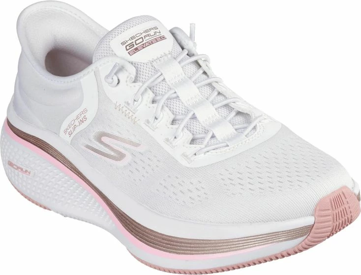 Atlete për femra Skechers, të bardha rozë [Madhësia: 39]