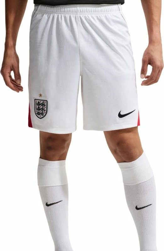 Shorce futbolli Nike England Stadium 2025/26 për meshkuj, të bardha
