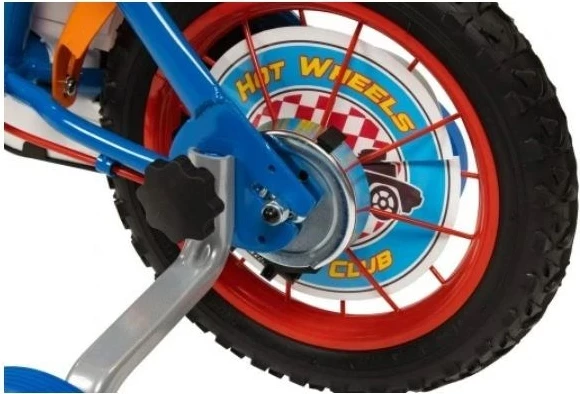 Biçikletë fëmijësh TOIMSA HOT WHEELS 1268, 12 inç, Blu, me 4 rrota