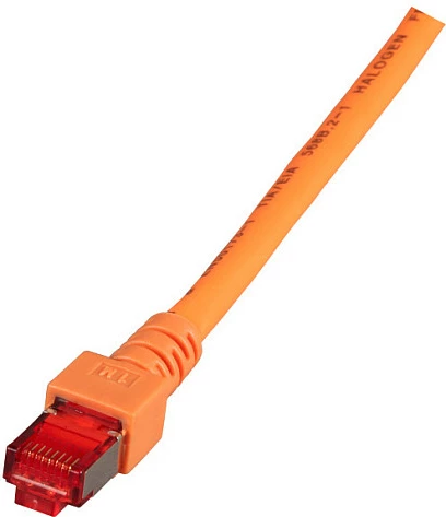 Kabllo rrjeti EFB Elektronik Patch RJ45 Cat6 S/FTP 0.15m LSZH, portokalli