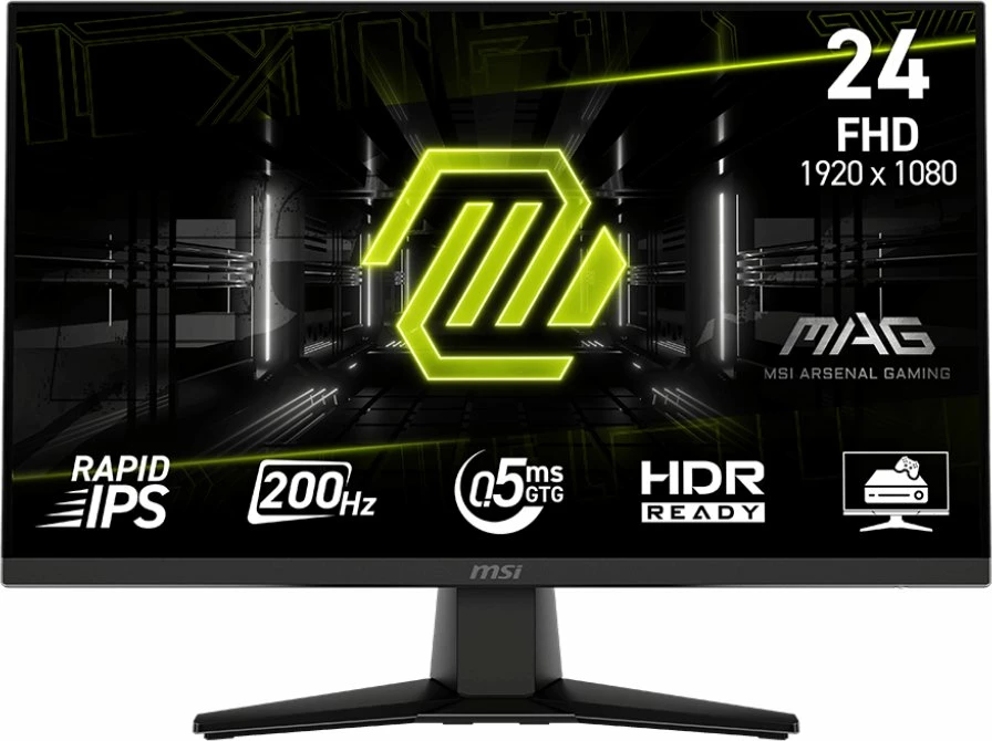 Monitor MSI MAG 242F 23.8\" Full HD 200Hz Rapid IPS 0.5ms HDR Ready, i zi