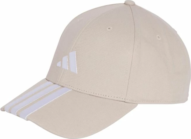 Kapelë bejsbolli adidas 3-Stripes New Logo JW6036, bezhë
