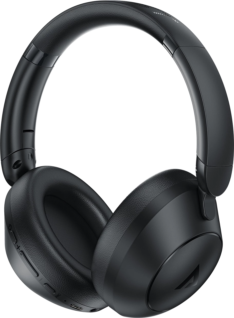 Kufje wireless Acefast H3 me ANC, Bluetooth 5.3, të zeza