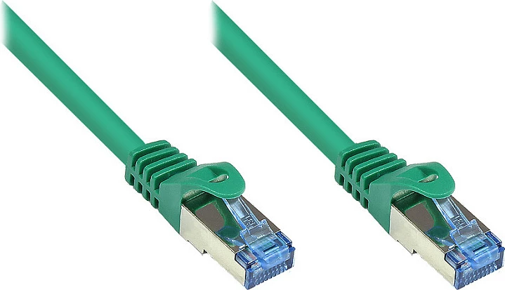 Kabllo rrjeti GoodConnections Cat6a 20m, S/FTP, RJ-45, 10Gbps, e gjelbër