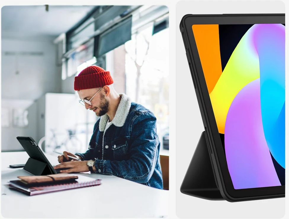 Mbështjellës Tech-Protect SmartCase Pen për Lenovo Idea Tab 11.0 TB-336, i zi, 1 copë