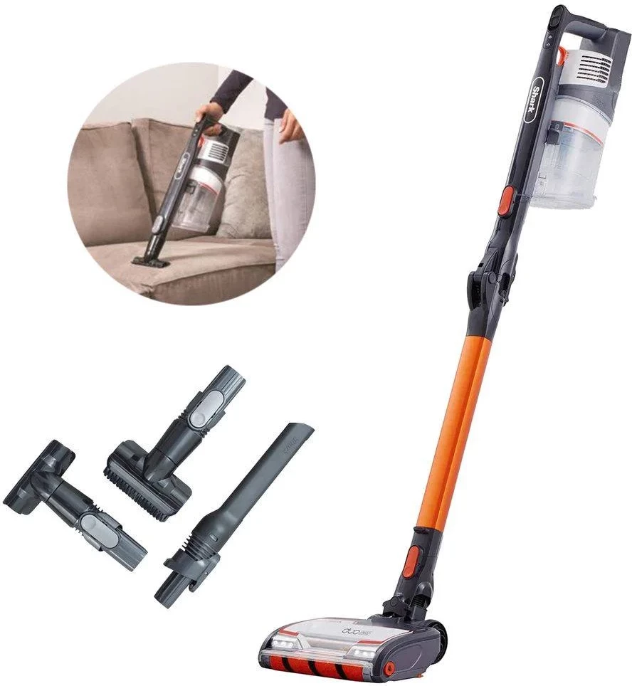 Fshesë me korent pa kabllo, Shark IZ201EU DuoClean & Anti Hair Wrap, Flexology, 0.7L, 40 min, portokalli