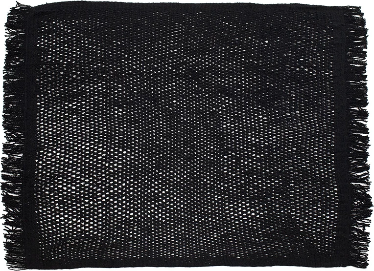 Çati për ditë, makrame e zezë, 4x4m