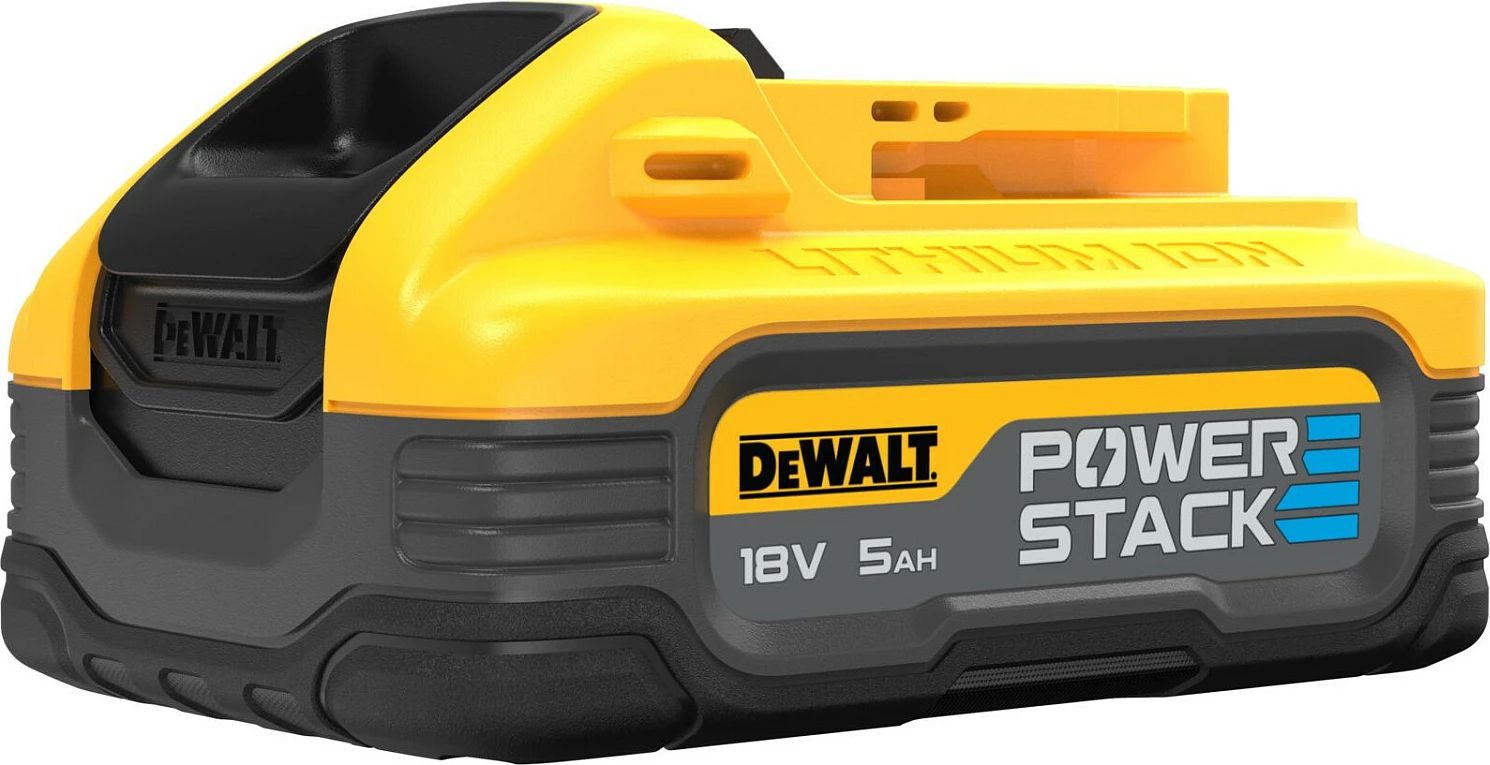 Bateri DeWALT POWERSTACK DCBP518, 18V 5Ah, verdhë/zi