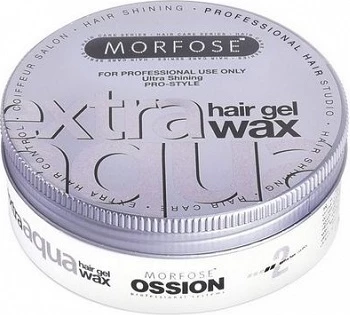 Vaks për stilim të flokëve Morfose Extra Aqua Gel për burra aromë çamçakëzi 175ml