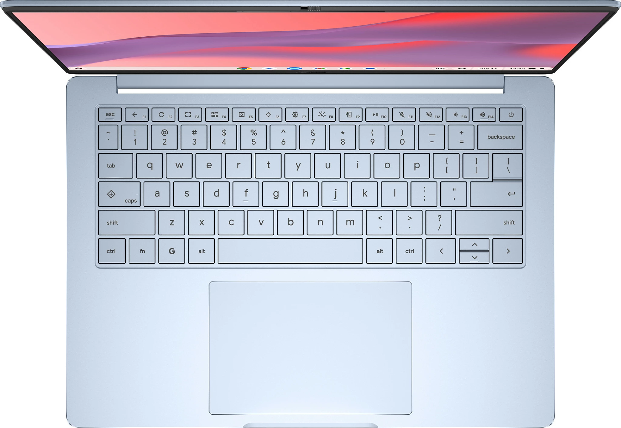 Laptop ASUS Chromebook CM1406CM4A-LY0052, Kompanion 540, 8GB RAM, 128GB eMMC, ChromeOS, Blue Aura