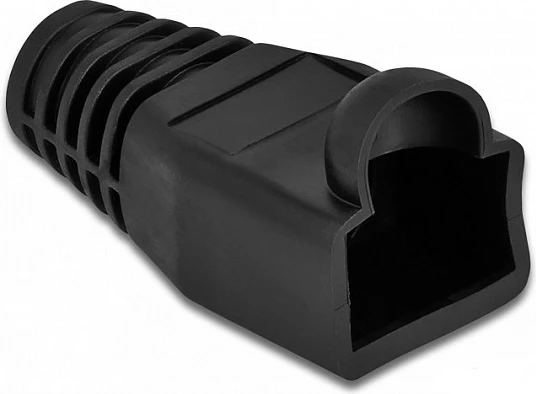 Boot mbrojtës për RJ45 DeLOCK, gome, 20 copë, i zi