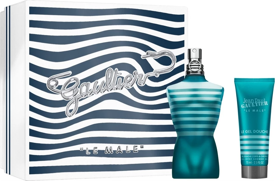 Set Eau de Toilette dhe xhel dushi për meshkuj Jean Paul Gaultier Le Male 125ml + 75ml