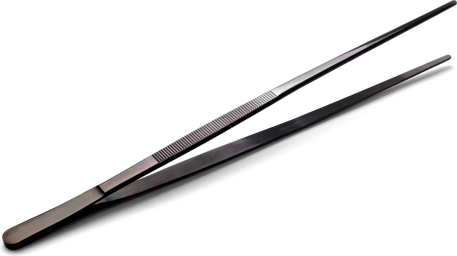 Pincetë bar, Bar Up, 300mm drejt, çelik inox PVD, e zezë