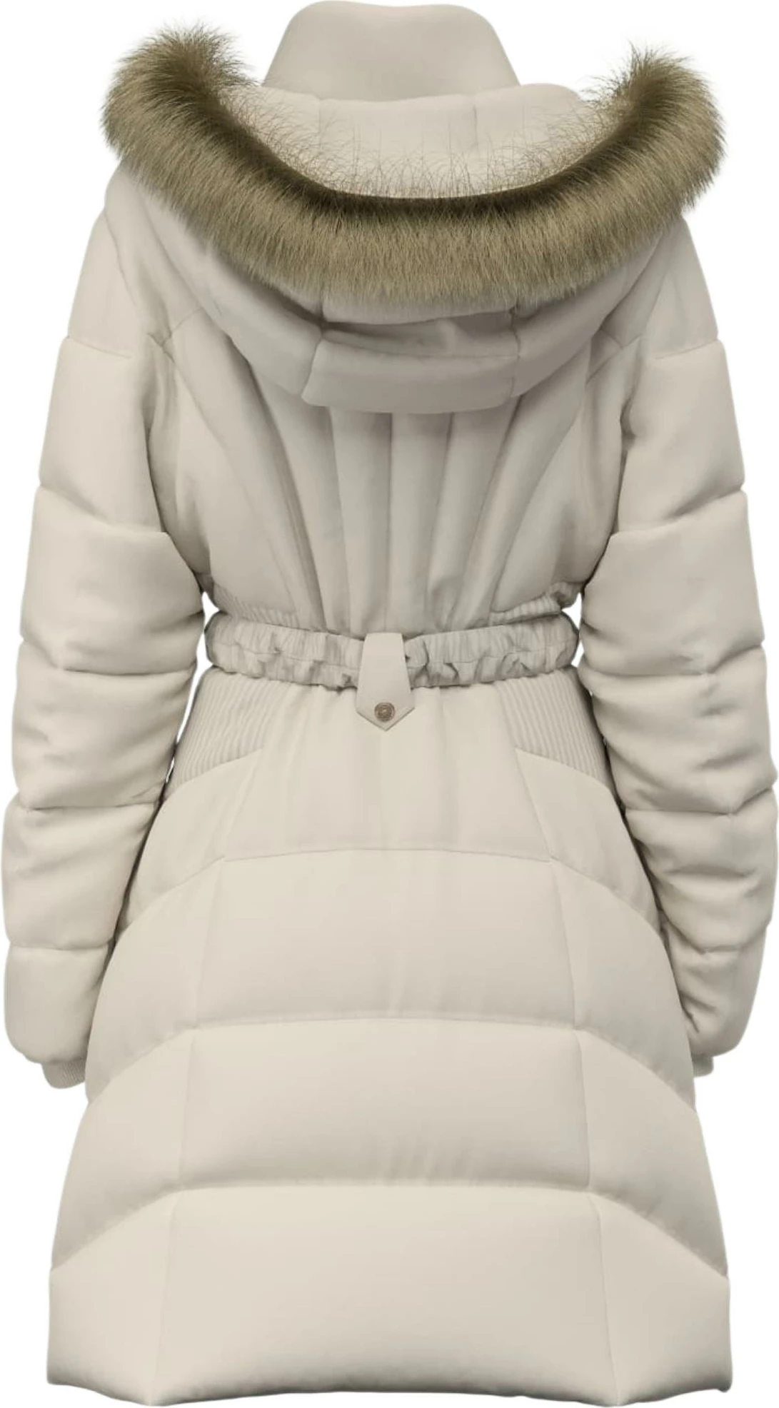 Pallto puffer për femra Guess Marina Medium RE W6BL37 W4085, bezhë e çelët [Madhësia: XL]