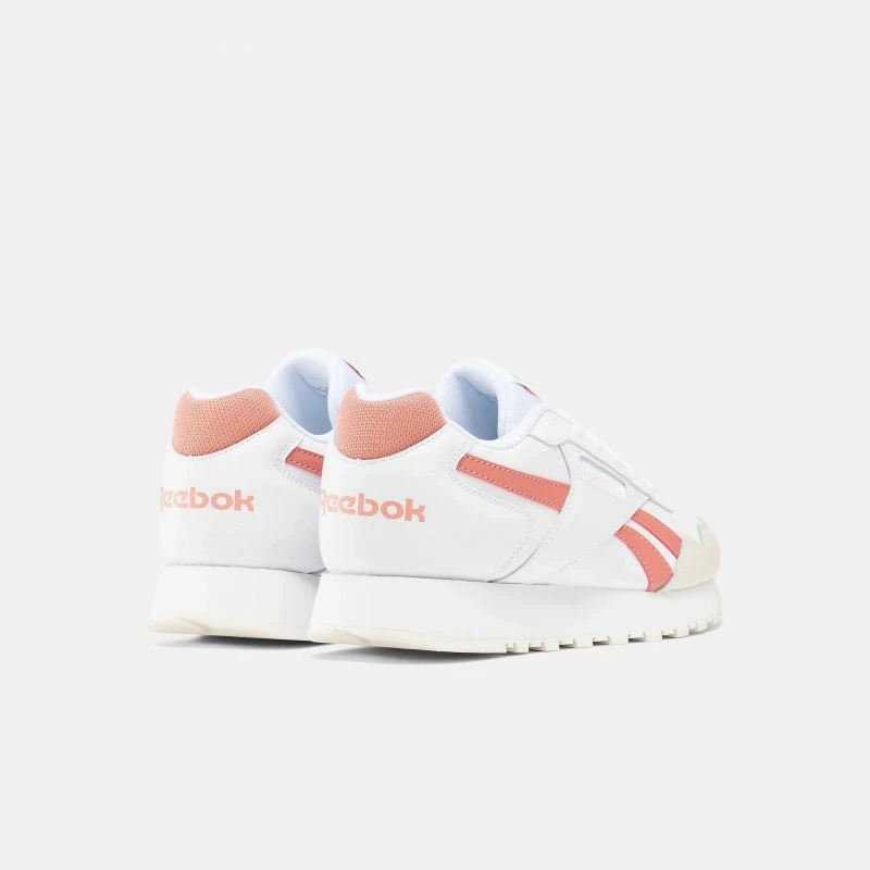 Këpucë Reebok për femra, të bardha-portokalli