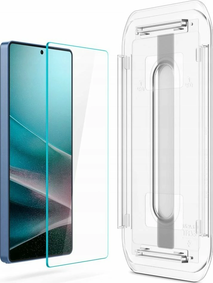 Xham i temperuar Spigen Glas.TR EZ Fit HD për Samsung Galaxy S25 Ultra, transparent, set 2 copë