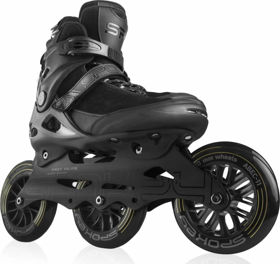 Patina inline speed Spokey Shiffty Pro ABEC 11, 3x120 mm, size 38, black