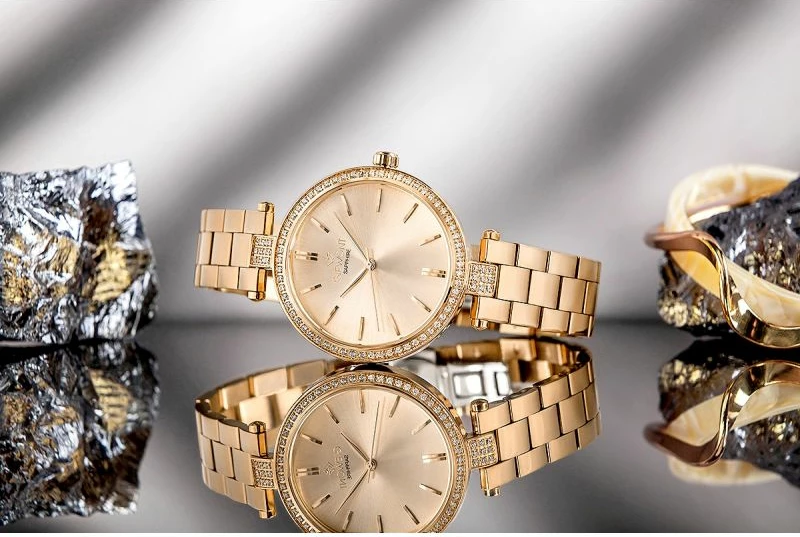 Orë dore femrash Giewont GW9890-B3, rose gold, set