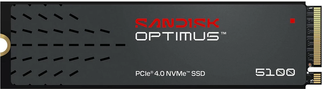 SSD M.2 Sandisk Optimus 5100, 500GB, NVMe PCIe 4.0, e zezë