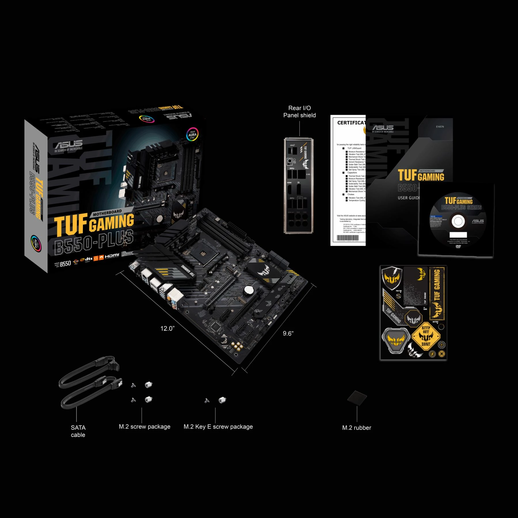 Pllakë amë Asus TUF Gaming B550-PLUS, ATX, AM4, DDR4 deri 128GB