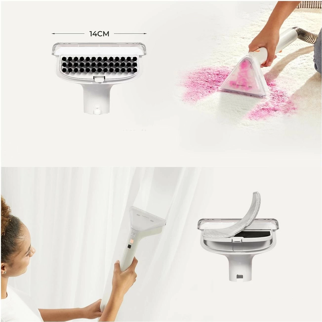 Aspirator me ujë UWANT B200-SE, rezervuar i dyfishtë, i bardhë