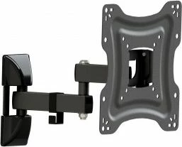 Mbajtëse muri për TV/monitor Art AR-83 10\"-42\", 15 kg, VESA 75x75/100x100/200x100/200x200, e zezë