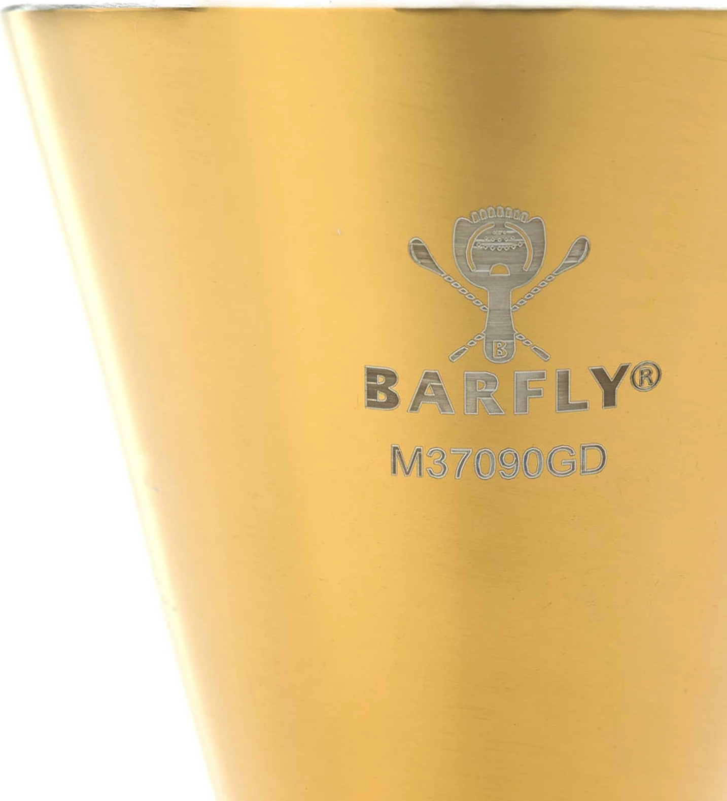 Jigger matës pije, BarFly, Slim Style, 2 oz, brez inox, i veshur me ar, ari