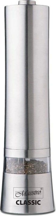 Bluarës elektrik për erëza Maestro MR-1722, çelik inox, argjend