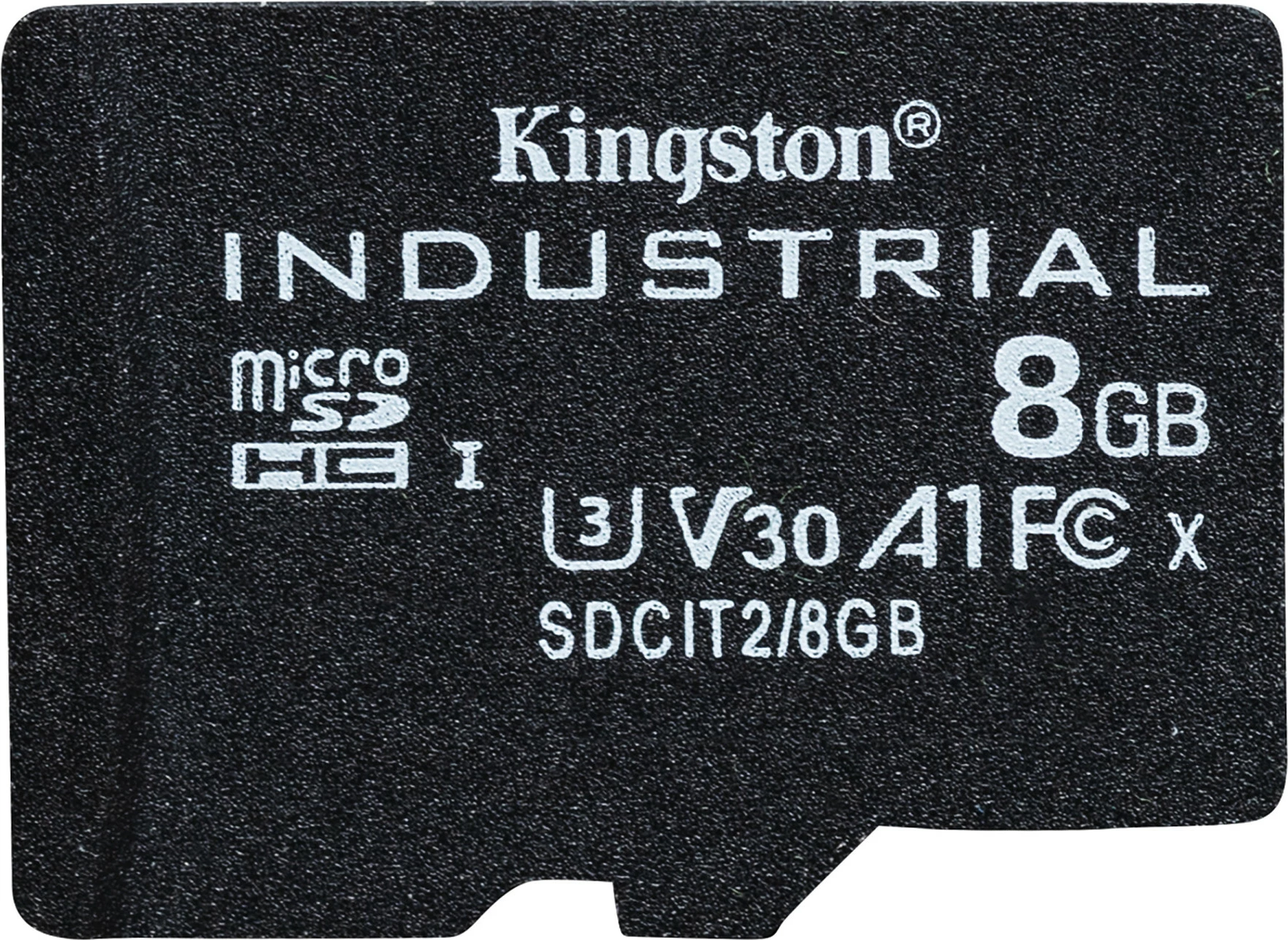 MicroSDHC kartelë Kingston Industrial 8GB, Class 10, UHS-I, U3, V30, e zezë