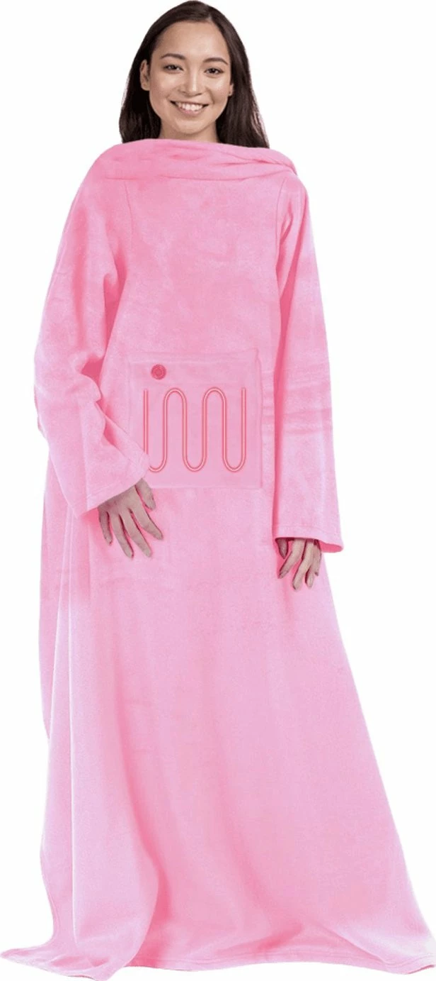 Batanije elektrike Thumbs Up Mad Monkey 2000119, polar fleece, për 1 person, rozë