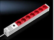 Shirit prizash Rittal DK 7240.260, 7 dalje Type D, kabllo 2 m, alumini