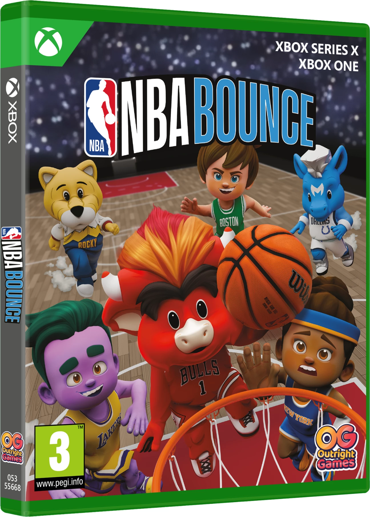 Lojë Xbox Outright Games NBA Bounce për Xbox Series X/Xbox One, PEGI 3, 1-4 lojtarë
