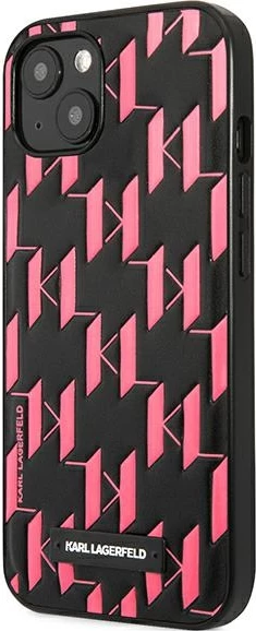 Mbështjellës Karl Lagerfeld KLHCP13SMNMP1P për iPhone 13 mini, hardcase, rozë