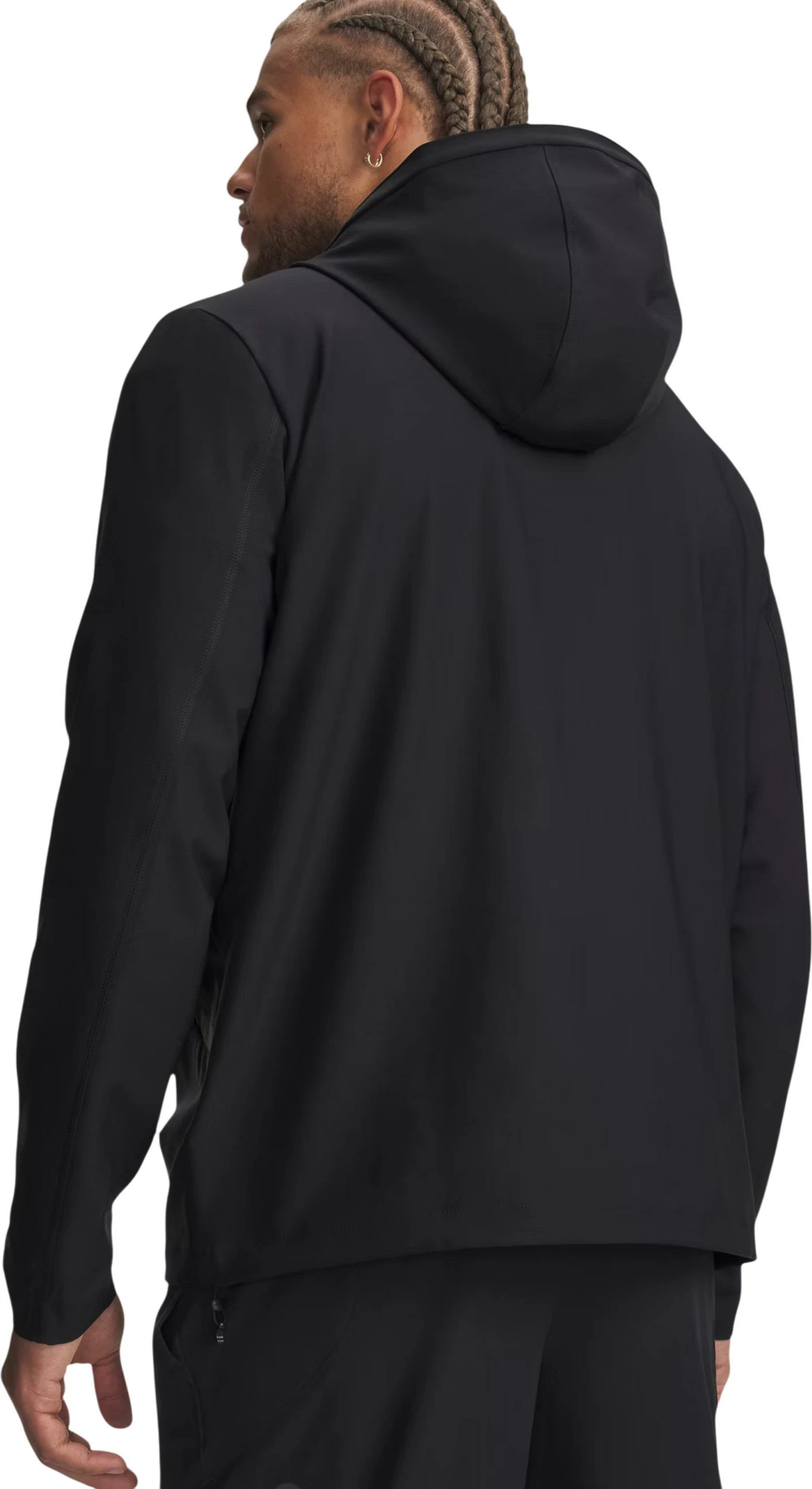 Duks me kapuç me zinxhir për meshkuj Under Armour UA Unstoppable Woven 6014621, i zi [Madhësia: XXL]