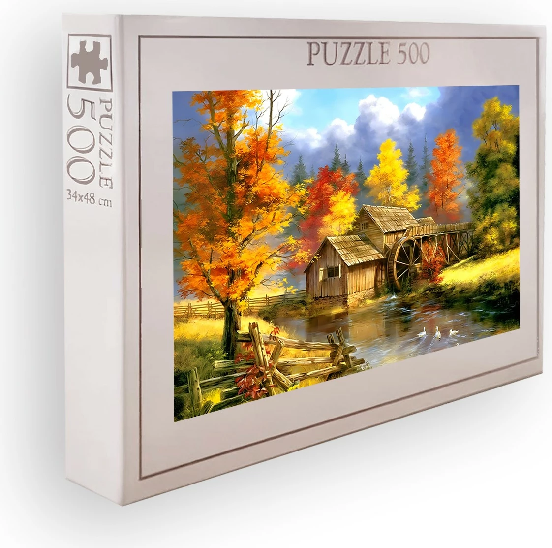 Puzzle 500 copë, Evila Originals, shumëngjyrësh, PZL_048_500