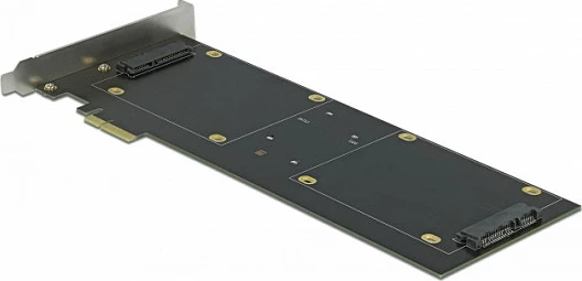 Kartelë kontrollori SATA PCIe DeLOCK, PCIe 2.0 x2, 4x SATA 6Gb/s, RAID/HyperDuo, e zezë