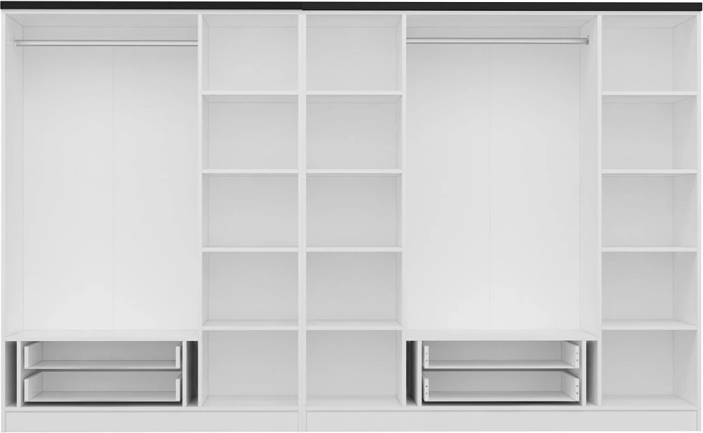 Dollap i bardhë për dhomë gjumi, Skye Decor, Kale Plus - 3046