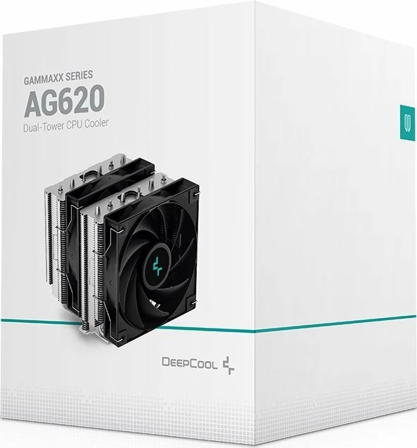 Ftohës CPU Deepcool AG620 (R-AG620-BKNNMN-G-1) 2x120mm, 260W TDP, i zi