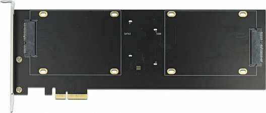 Kartelë kontrollori SATA PCIe DeLOCK, PCIe 2.0 x2, 4x SATA 6Gb/s, RAID/HyperDuo, e zezë